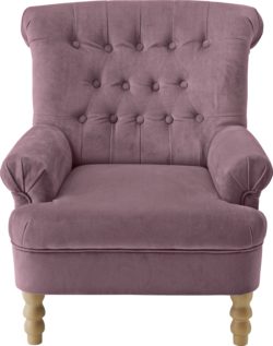 Heart of House - Darcy - Fabric Chair - Lavender